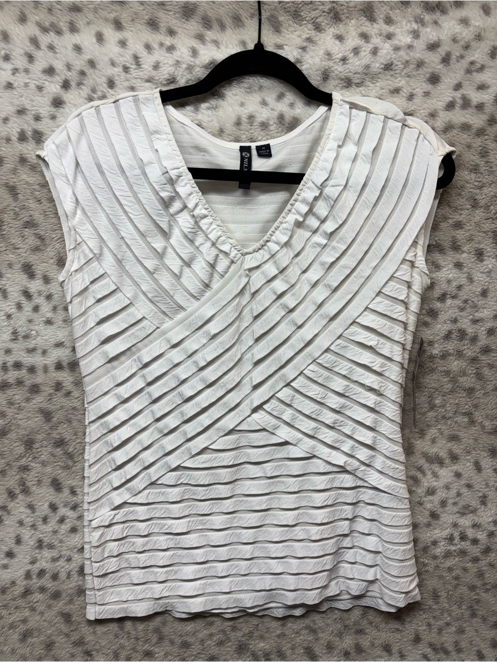 VINTAGE MILANO FLUTTER BLOUSE